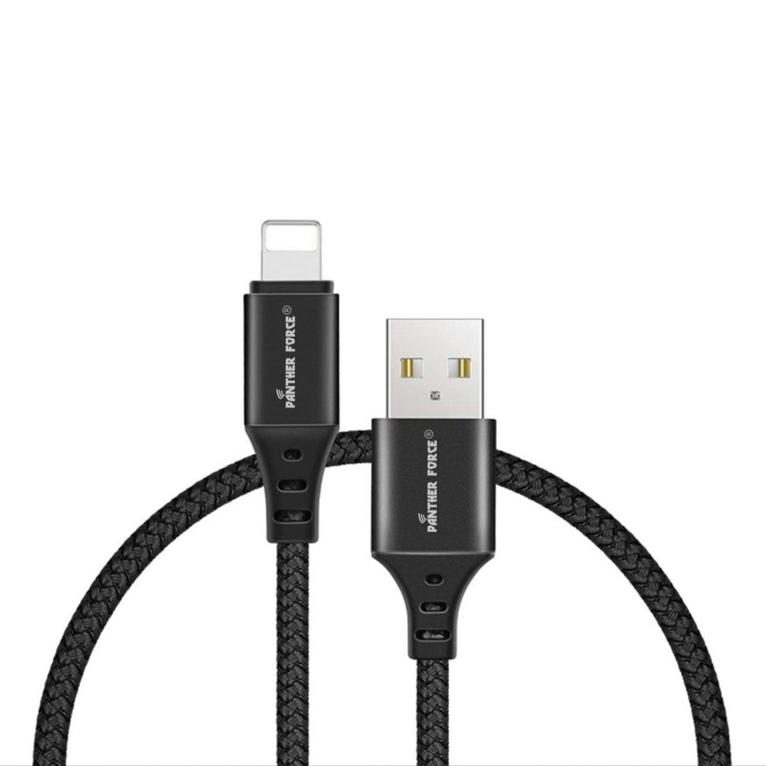 Panther Force 3A 1M Cable for iPhone - PF12 - Fast Charging & Seamless Data Transfer for Lightning Devices Panther Force 3A 1M Cable for iPhone - PF12 - Fast Charging & Seamless Data Transfer for Lightning Devices